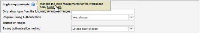 The help tooltip links to further guidance through Read more.
